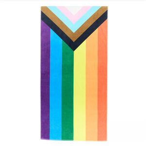 Sonoma Community Progress Pride Flag Beach Towel